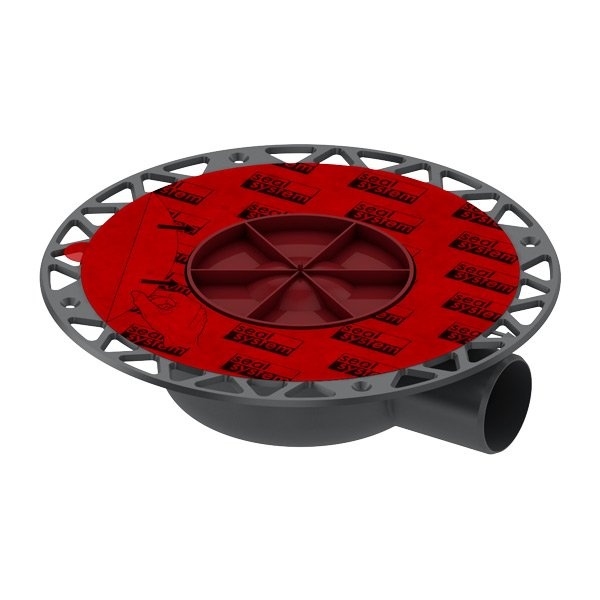 Сифон горизонтальный DN50 для террас и балконов 3601401 - 0