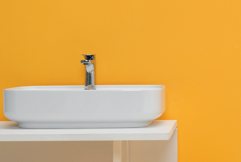 Kerasan Tribeca Раковина накладная , 60х43см, h 150мм с 1 отверстием под смеситель, цвет: белый 514001*1 - 2