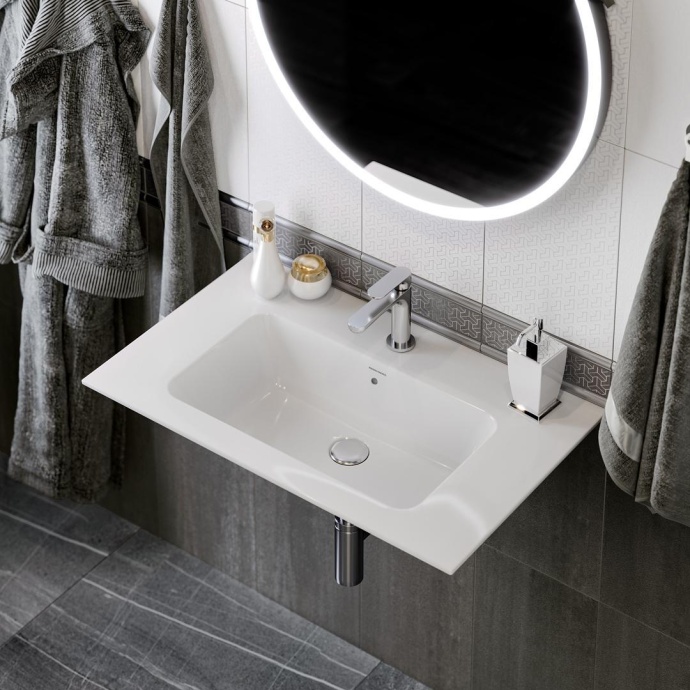 Раковина мебельная/подвесная Kerama Marazzi Piano 75 белый  PI.wb.75 - 1