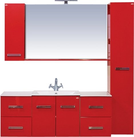 Зеркало Misty Атланта 107 красное Л-Атл03107-04 - 3