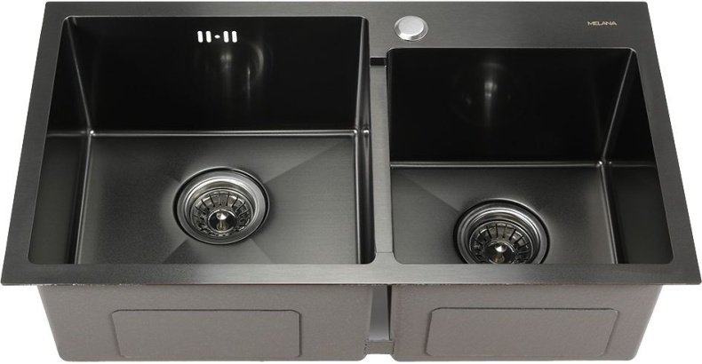 Мойка кухонная Melana S7240HB графит - 0