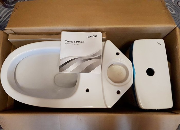 Унитаз-компакт Santek Лига 1WH302197 косой выпуск 1.WH30.2.197 - 2