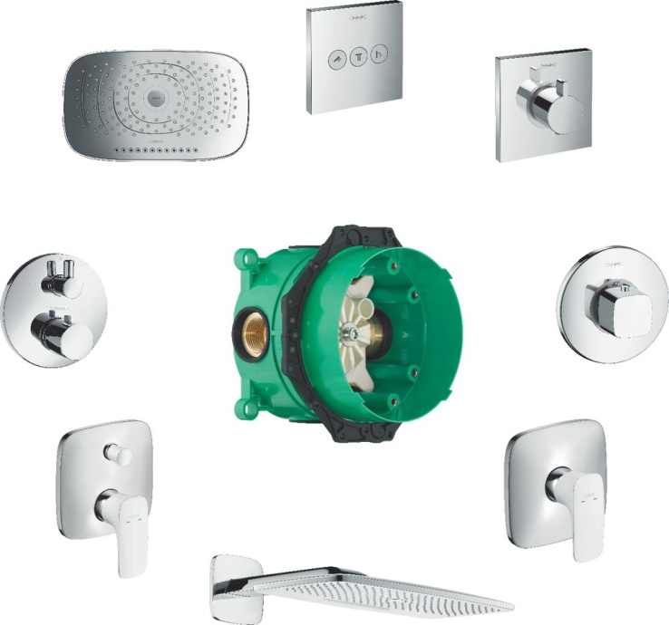Монтажная коробка Hansgrohe Ibox Universal 01800180 - 1