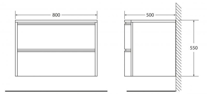 Раковина мебельная Belbagno Prospero 60 белый BB600DVB - 5