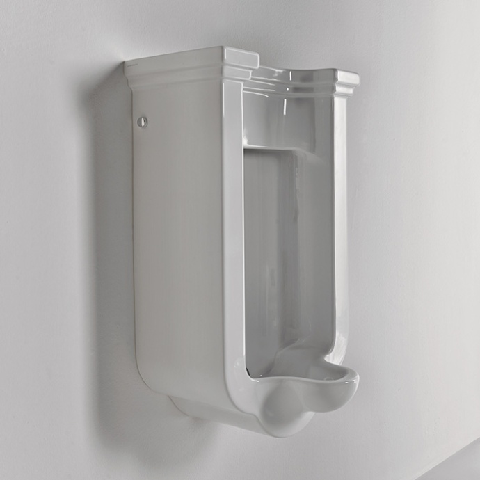 Kerasan Waldorf Писсуар подвесной с сифоном и комплектом крепежей, цвет белый 413001 - 0