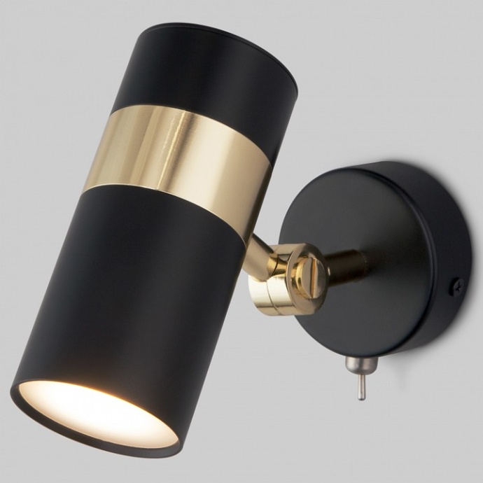 Бра Eurosvet Viero 20096/1 черный/золото - 0