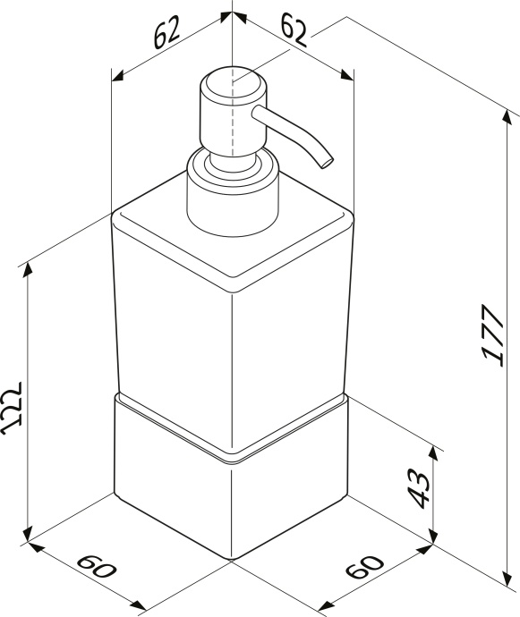 Дозатор STWORKI Стокгольм HASG31900 - 2