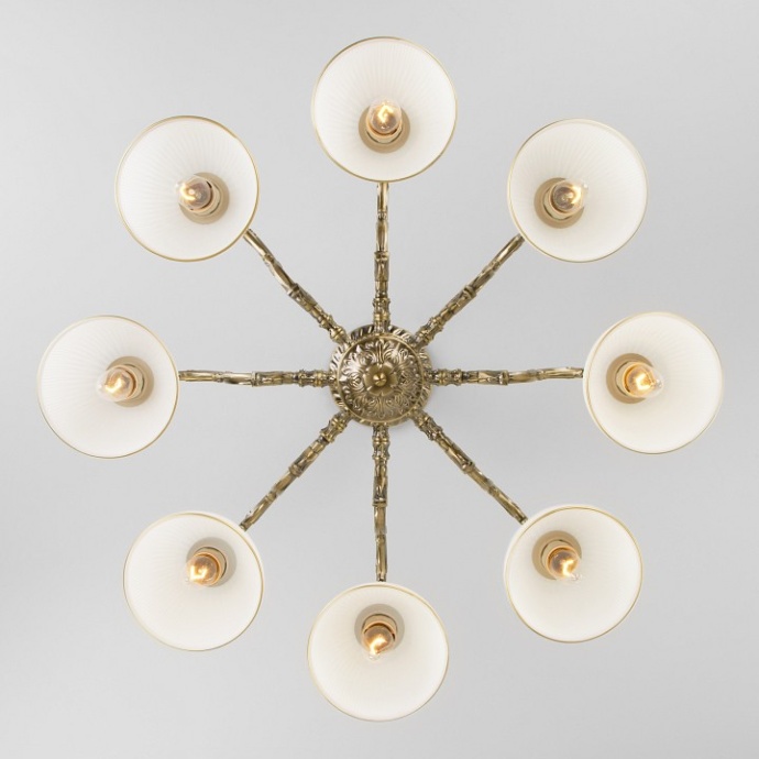 Люстра на штанге Eurosvet Caldera 60106/8 античная бронза - 1