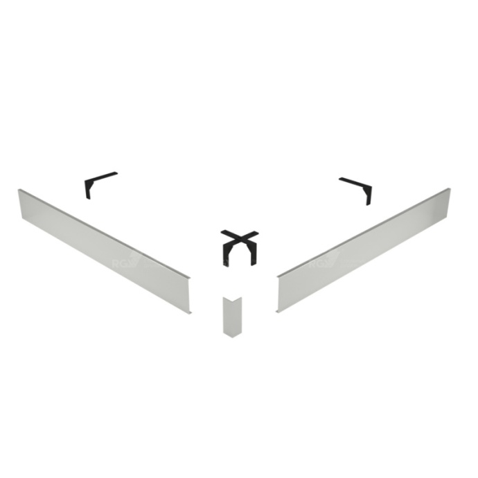 Экран для поддона RGW Acryl N/ST-01 W 100х100 белый 50231500-01 - 0