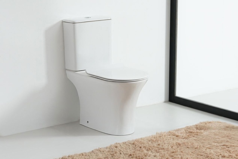 Унитаз-компакт Orange C01-000W безободковый, с микролифтом C02-000W - 7