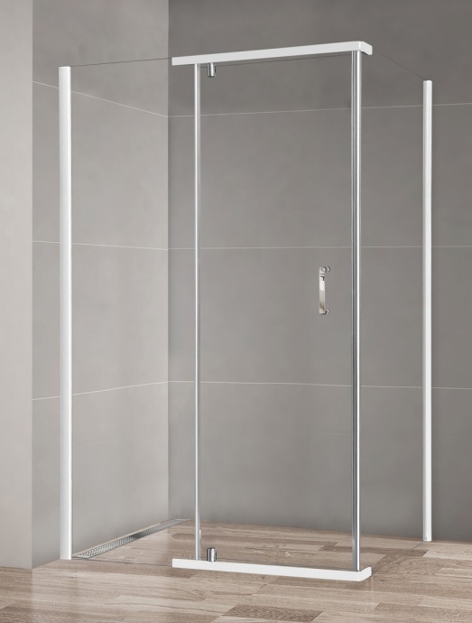 Душевой угол Royal Bath HPVD 110х80 профиль белый стекло прозрачное RB8110HPVD-T - 0