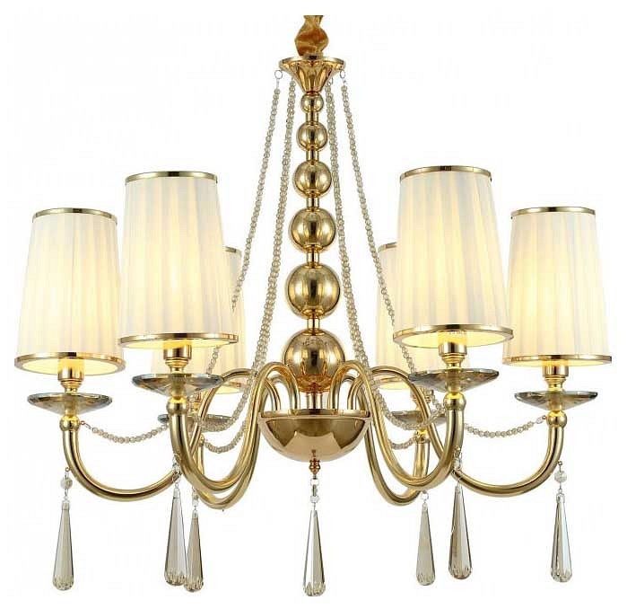 Подвесная люстра LUMINA DECO Fabione LDP 1200-6 F.GD - 0