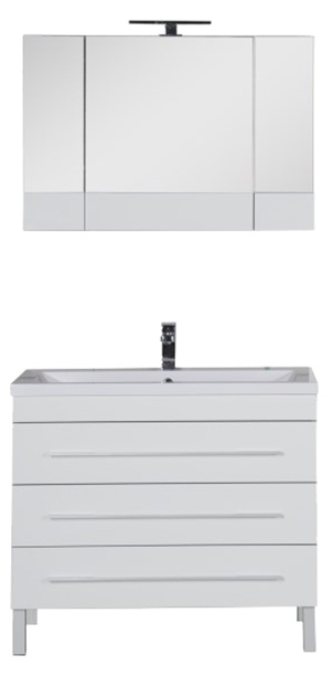 Зеркало-шкаф Aquanet Верона 100 белый 175383 - 21