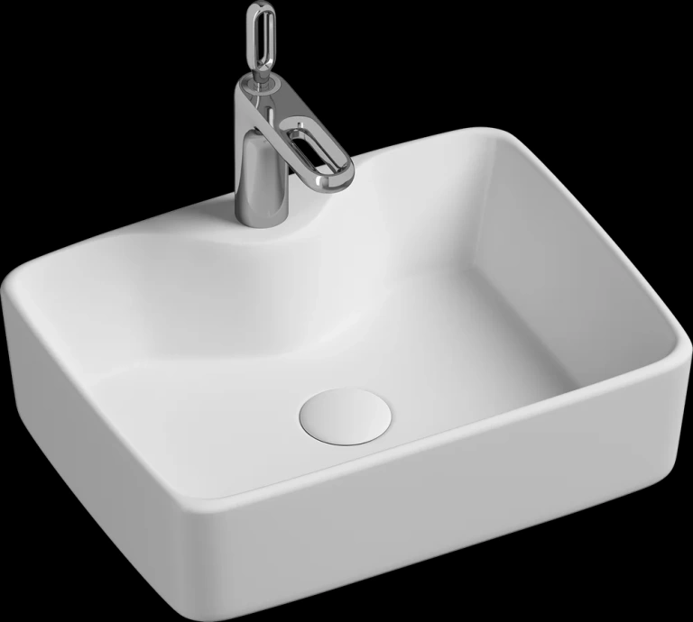 Раковина накладная Ceramica Nova Element 48х37 белая CN6033 - 0