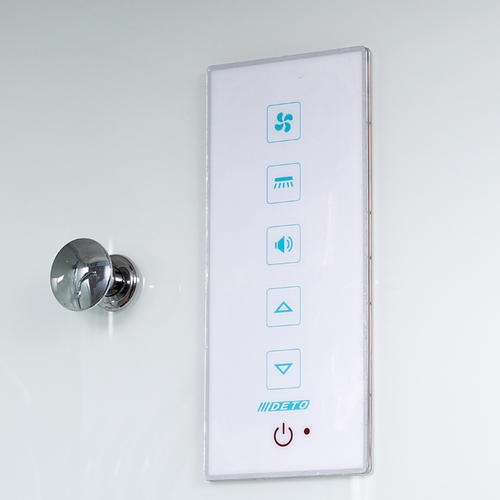 Душевая кабина Deto K 100х100 с электрикой, хром  K401SEL - 5