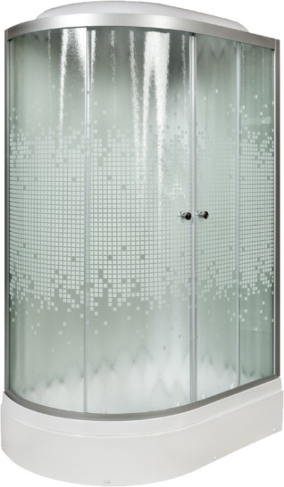 Душевая кабина DETO L720RGM с сиденьем - 0