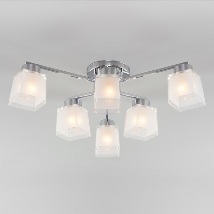 Потолочная люстра Eurosvet Delfi 30162/6 хром - 0