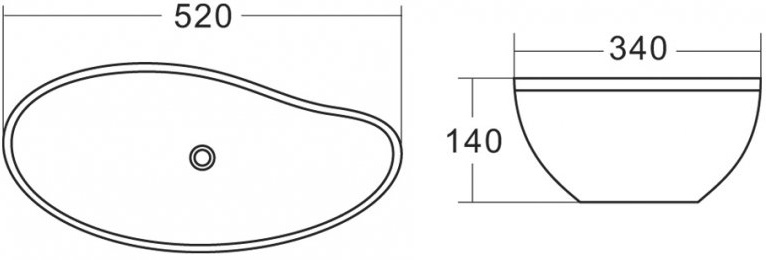 Раковина BelBagno BB1362 - 2