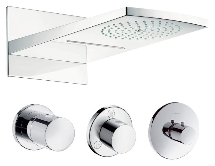 Верхний душ Hansgrohe Raindance Rainfall 180 AIR 2jet 28433400 - 0