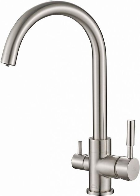 Смеситель Steel Hammer SH 713 SATIN для кухонной мойки - 0