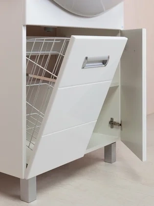 Тумба под раковину Onika Балтика 70 с корзиной для белья белый 107028 - 1