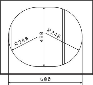 Мойка кухонная Florentina Родос 620 мокко 20.245.B0620.303 - 2