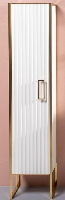 Шкаф-пенал Armadi Art Monaco L белый глянец - золото 868-WG-L - 0