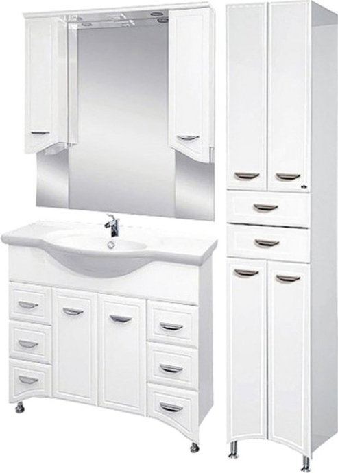 Мебель для ванной Misty Дрея 105 6 ящиков - 9