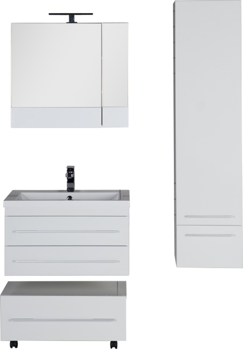 Тумба с раковиной Aquanet Нота 75 белая 171487 - 18