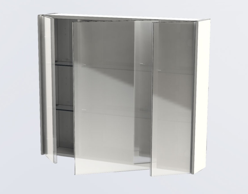 Зеркало-шкаф Aquanet Латина 90 белый 179605 - 6