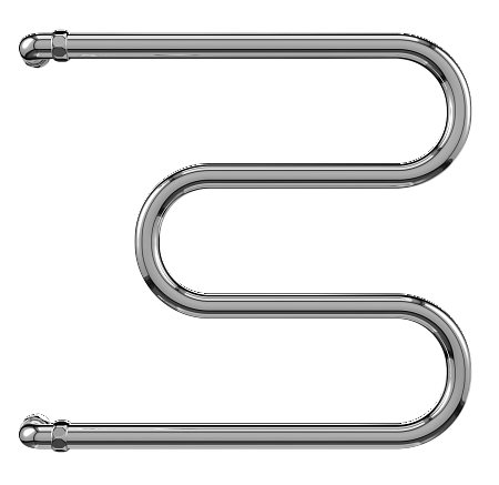 Водяной полотенцесушитель Terminus M-образный 600x600 Хром 4620768888182 - 0