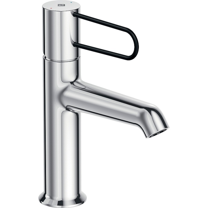 Смеситель для раковины Jacob Delafon Odeon Rive Gauche хром - черный E21028-BL-CP - 0