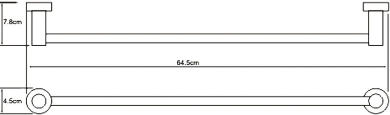Полотенцедержатель Wasserkraft Donau K-9430 - 2