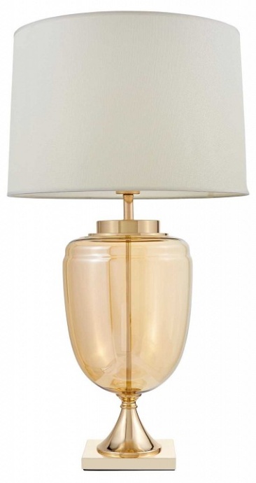 Настольная лампа декоративная LUMINA DECO Olimpia LDT 304 F.GD+WT - 0