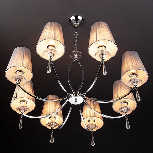 Подвесная люстра Eurosvet Valery 60079/8 хром - 1