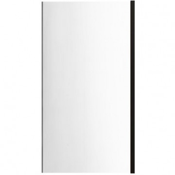 Боковая стенка Vincea Extra 90х200 черная стекло прозрачное VSG-1E900CLB - 0