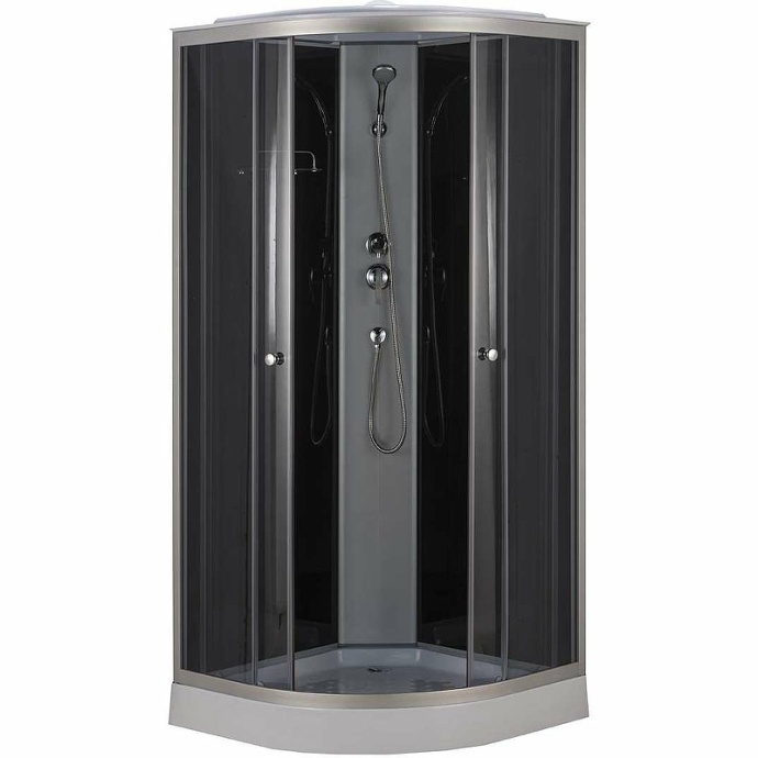 Душевая кабина Style Ecostyle 90х90 хром стекло тонированное ES-312 G WP - 0