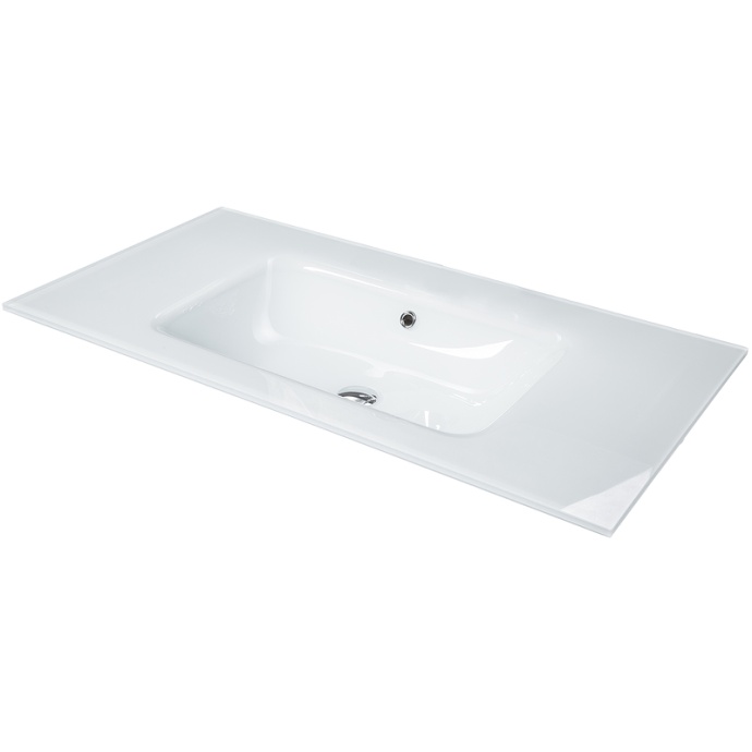 Раковина - столешница Armadi Art Lucido 100 белый 852-100-WH - 0