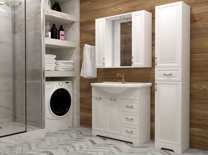 Тумба под раковину Stella Polar Кармела 75 белый SP-00000174 - 2