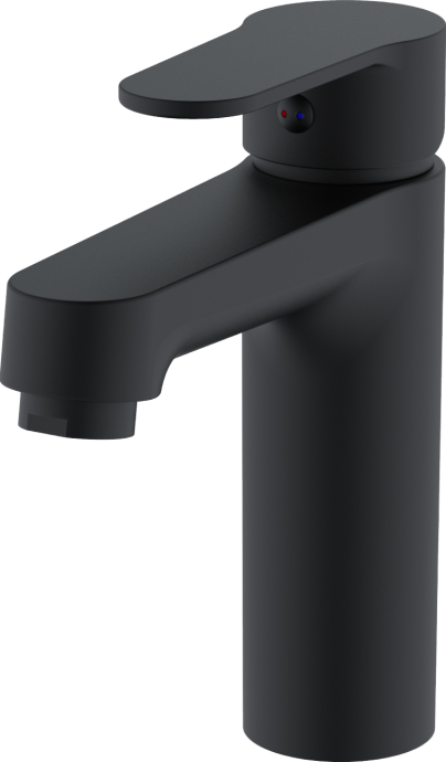 Смеситель для раковины DIWO Ярославль YAR-01b черный матовый - 0