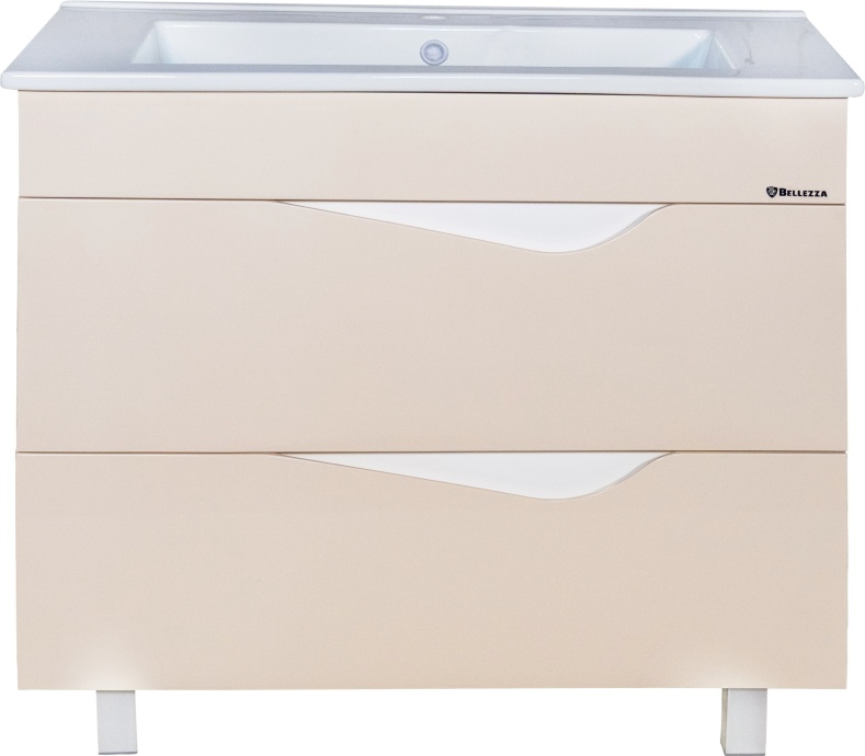 Тумба для комплекта Bellezza Эйфория 105 бежевая 4639118000075 - 0
