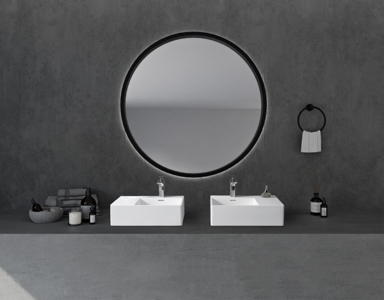 Раковина подвесная Abber Stein 56х38.5 R белый матовый AS2644 R - 2