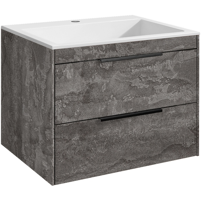 Тумба под раковину Vincea Chiara 60 серый VMC-2C2600GS - 1