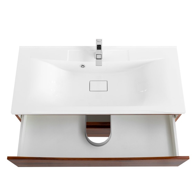 Тумба с раковиной BelBagno Marino 100 темное дерево - 2