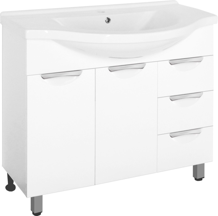 Мебель для ванной Style Line Жасмин 100 белая - 1