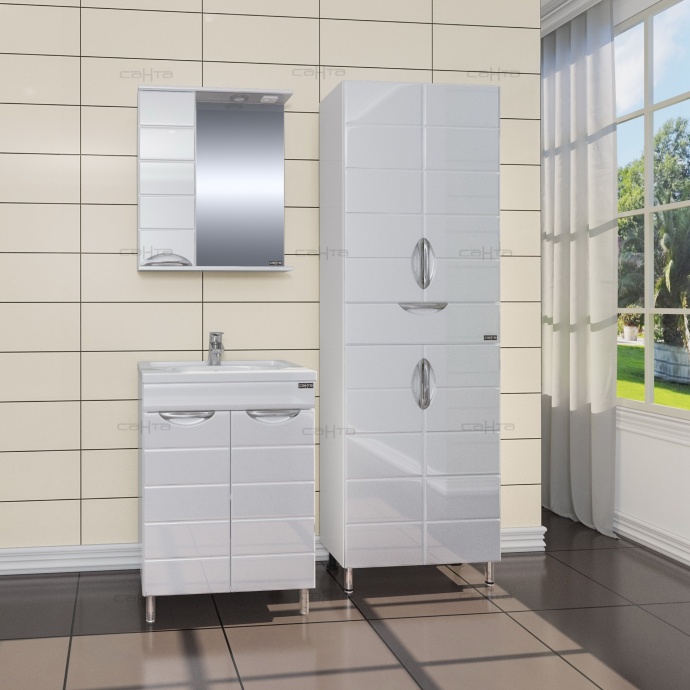 Зеркало в ванную Санта Родос 60 см  106015 - 1