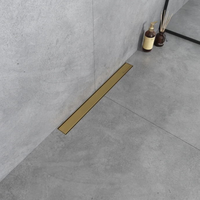 Душевой лоток Armadi Art Premium Linear 60 золото матовый 982-60-MG - 1