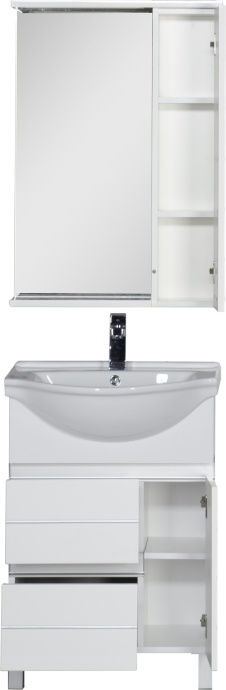 Мебель для ванной Aquanet Доминика 60 белая 171684 - 13