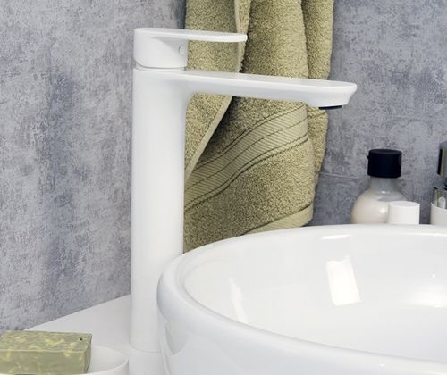 Смеситель Wasserkraft Mindel 8503H для раковины, белый матовый - 1