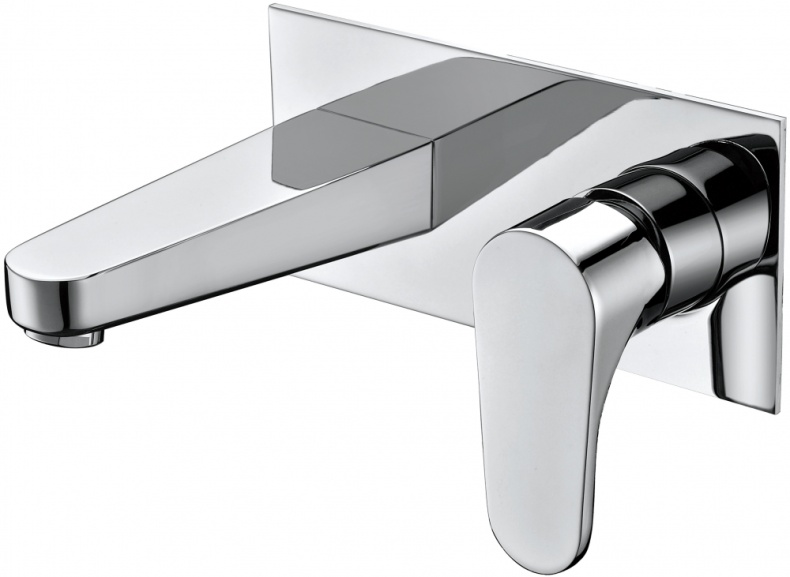 Смеситель ABBER Eleganz AF8312 для раковины скрытого монтажа, хром - 0